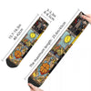 Hip Hop Retro the Major Arcana of Tarot Crazy Men'S Compression Socks Unisex Moon Harajuku Seamless Printed Funny Crew Sock