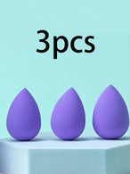 3/20/60Pcs Portable Reusable Water Drop Shape Mini Blender Sponge Beauty Cosmetic Foundation Cosmetic Sponge Makeup Blender