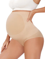 Peauty Pregnancy Underwear Maternity Shapewear for Under Dresses Slip Shorts Must Haves Pregnancy Panties Maternity Slips for Under Dresses Pregnancy Clothes (Nude M)
