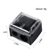 Eyeliner Pencil Eyebrow Pencil Makeup Pencil Sharpener Size Double Hole Design Pencil Curling Tool