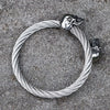 2022 NEW Men'S 316L Stainless Steel Bracelet Classic Double Skull Head Adjustable Punk Biker Bracelet Jewelry Free Shipping