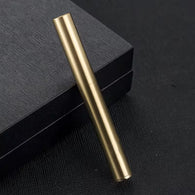 2024 New Brass Kerosene Nunchakus Lighters Windproof Mini Retro Grinding Wheel Ignition Flint Free Fire Men Smoking Toy Gift