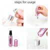 5/8Ml Perfume Spray Bottle Mini Portable Refillable Aluminum Atomizer Bottle Container Perfume Refill Travel Cosmetic Tool