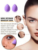 3/20/60Pcs Portable Reusable Water Drop Shape Mini Blender Sponge Beauty Cosmetic Foundation Cosmetic Sponge Makeup Blender