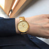 Chic Retro Gold Watch for Women - Minimalist Style