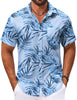 COOFANDY Men Summer Beach Shirts Hawaiian Shirt for Men Short Sleeve Cruise Must Haves Outfits