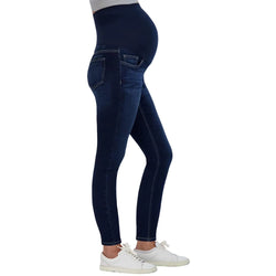 Savi Parker Women’s Maternity Jeans Over The Belly - Fall Maternity Clothes-Pregnancy Must Haves Fall and Winter Maternity Clothes (XXL Dark Wash)