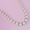 Graduated Glam Pearl Necklace